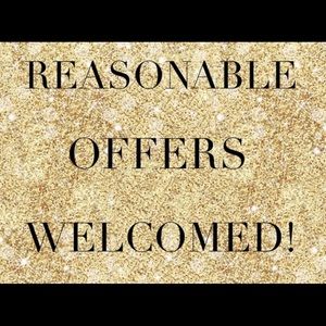 I take reasonable offers!